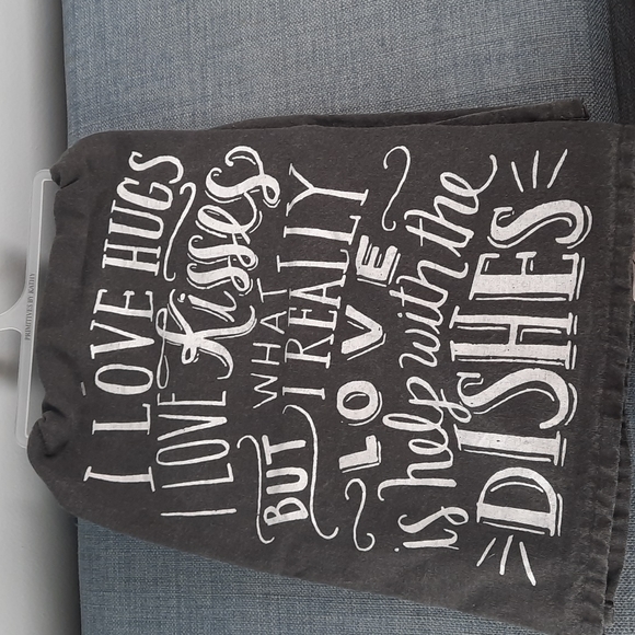 Kitchen Dish Towel Spatula Gift Set Hugs Kisses Love Help Dishes Best Mom Ever - Picture 2 of 8